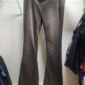 We The Free Gray Flare Jeans